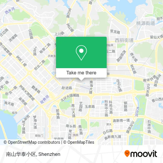 南山华泰小区 map