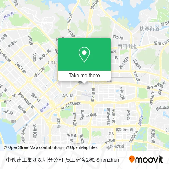 中铁建工集团深圳分公司-员工宿舍2栋 map