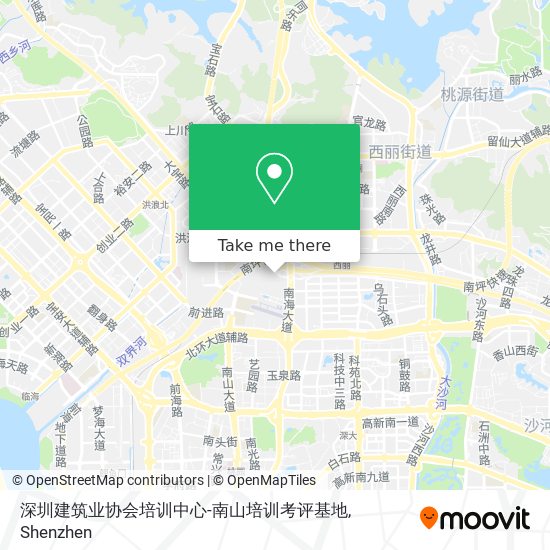 深圳建筑业协会培训中心-南山培训考评基地 map