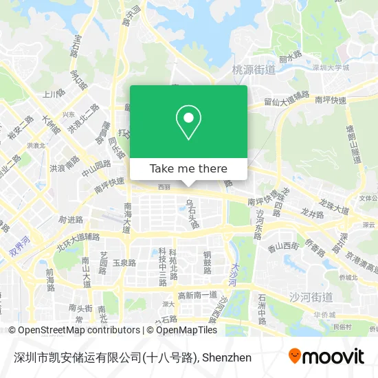 深圳市凯安储运有限公司(十八号路) map