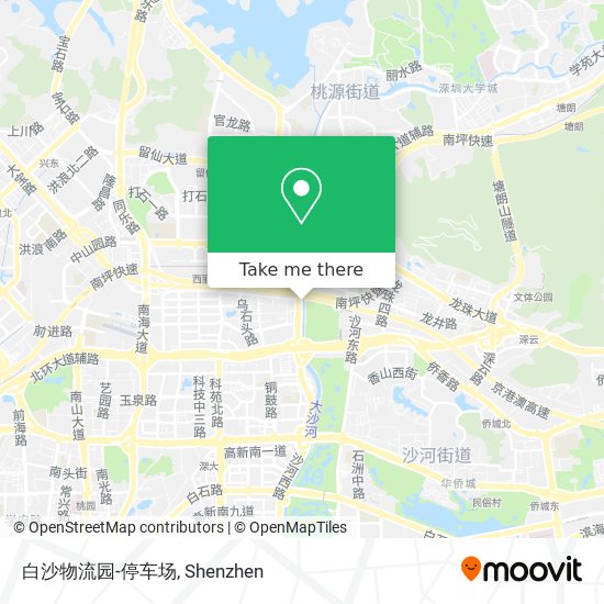 白沙物流园-停车场 map