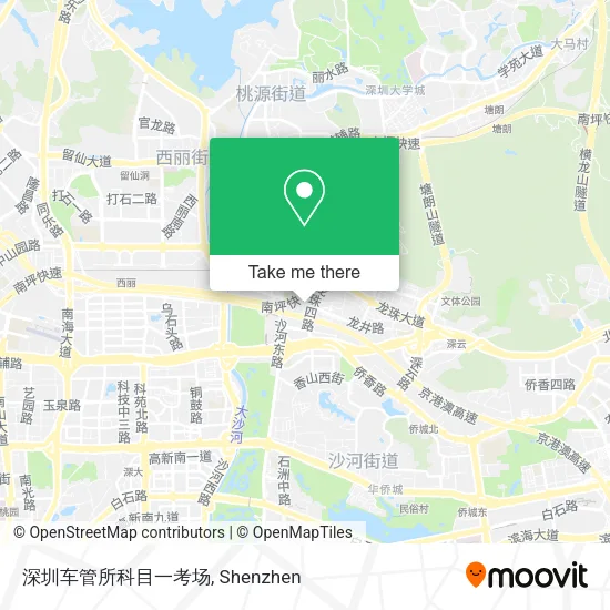 深圳车管所科目一考场 map