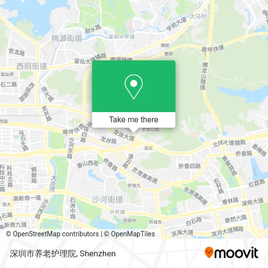 深圳市养老护理院 map