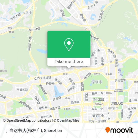 丁当达书店(梅林店) map