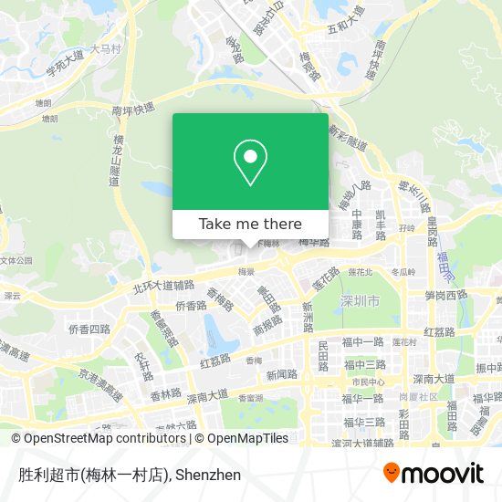 胜利超市(梅林一村店) map