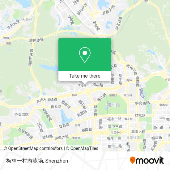 梅林一村游泳场 map