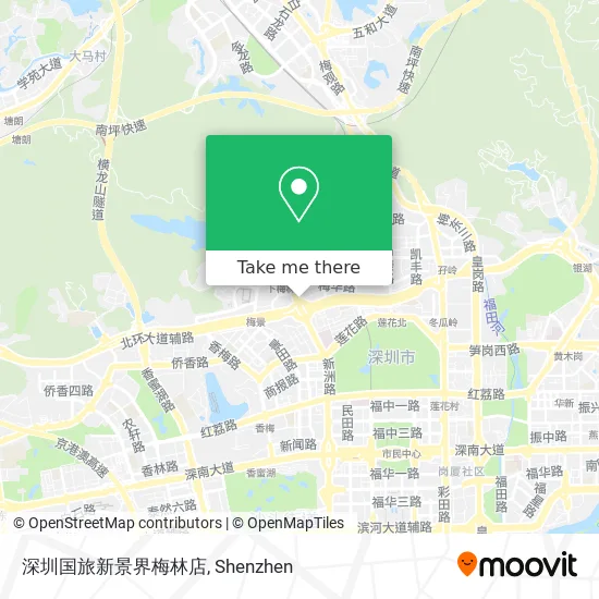 深圳国旅新景界梅林店 map