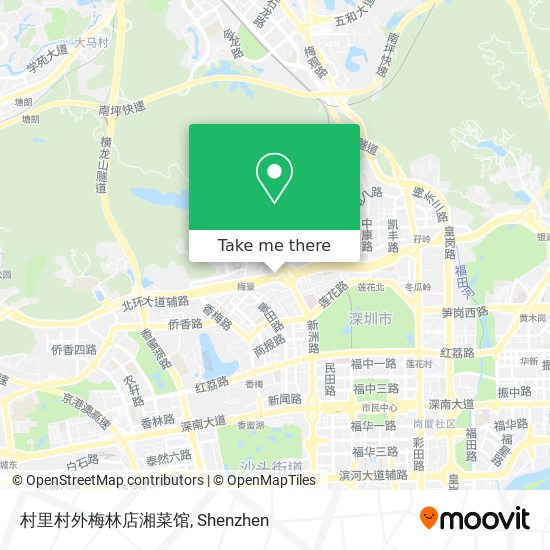 村里村外梅林店湘菜馆 map