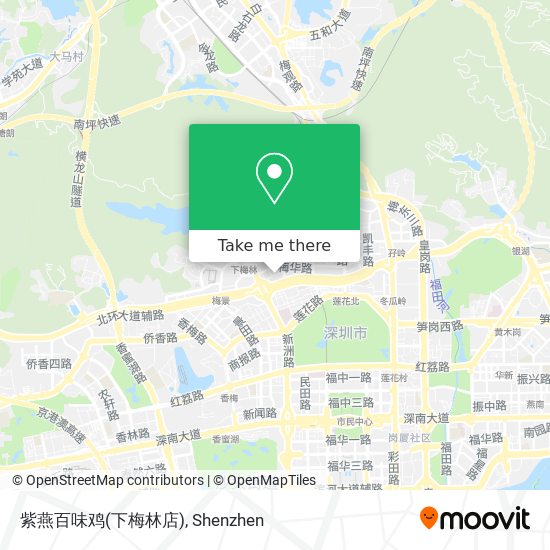 紫燕百味鸡(下梅林店) map