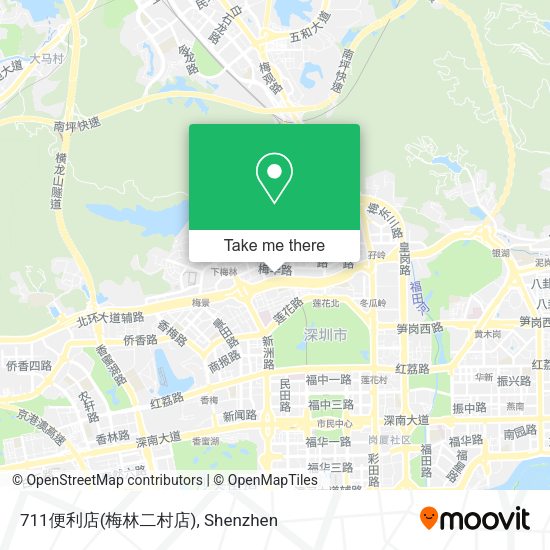 711便利店(梅林二村店) map