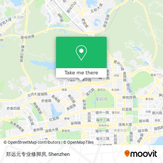 郑远元专业修脚房 map