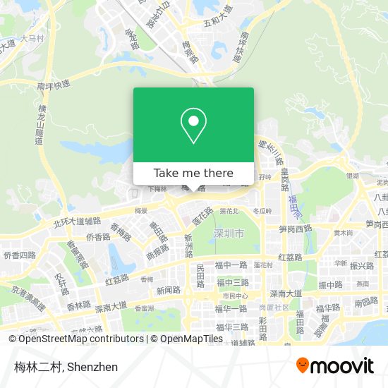 梅林二村 map