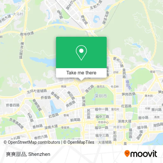 爽爽甜品 map