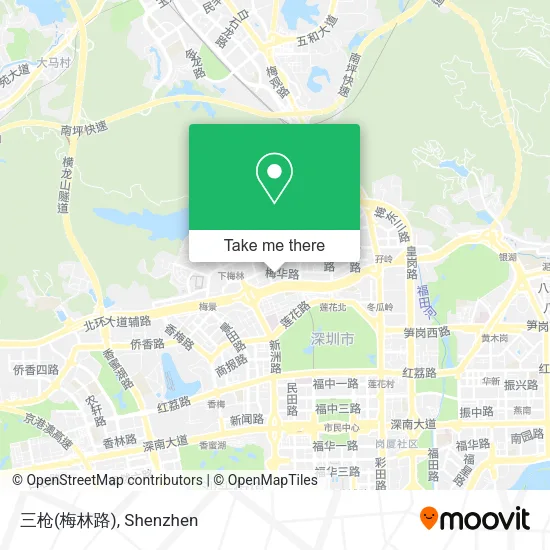 三枪(梅林路) map