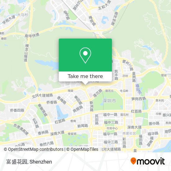 富盛花园 map