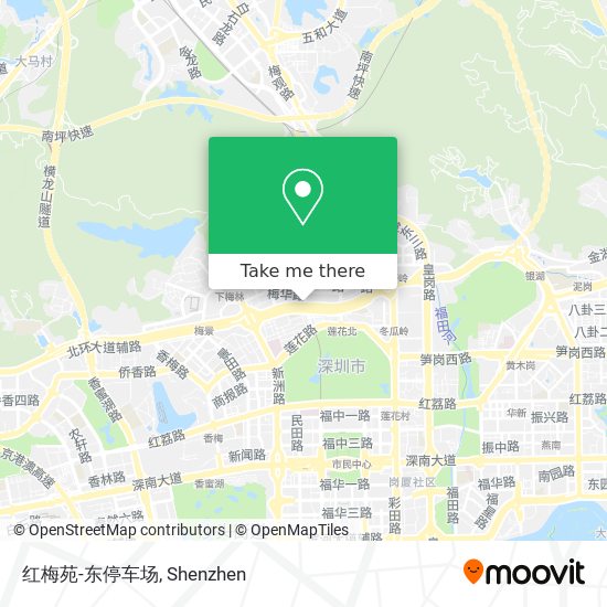 红梅苑-东停车场 map