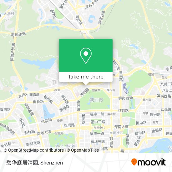 碧华庭居清园 map