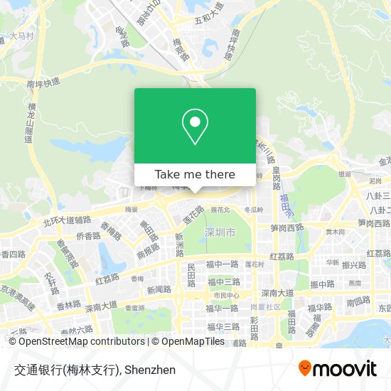 交通银行(梅林支行) map