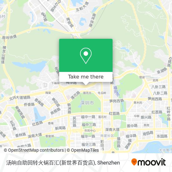汤响自助回转火锅百汇(新世界百货店) map