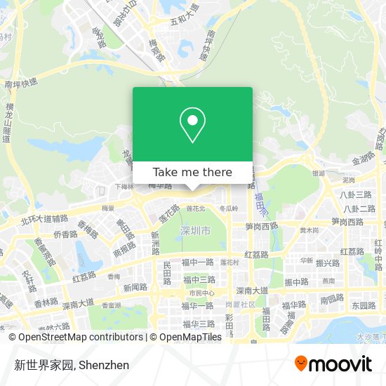 新世界家园 map