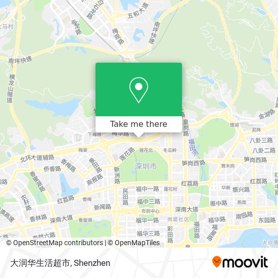大润华生活超市 map