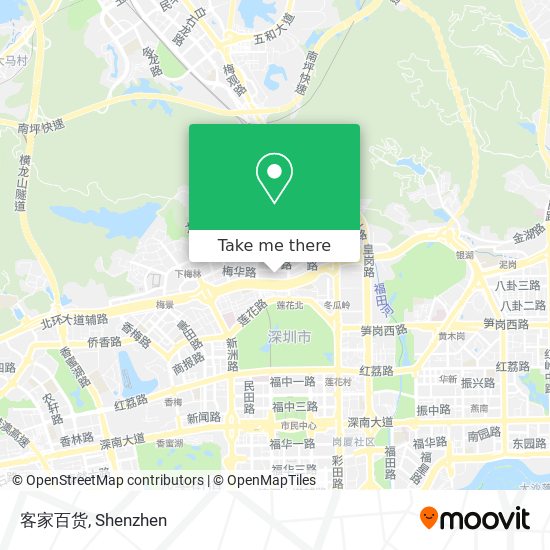 客家百货 map