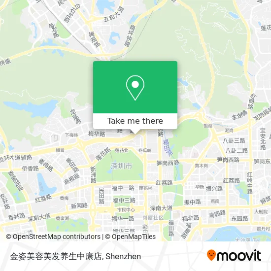 金姿美容美发养生中康店 map
