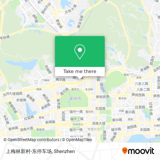 上梅林新村-东停车场 map