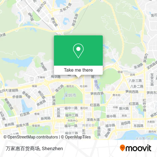万家惠百货商场 map