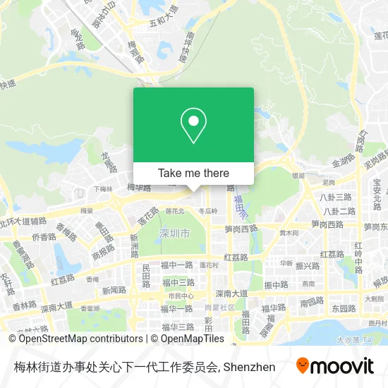 梅林街道办事处关心下一代工作委员会 map