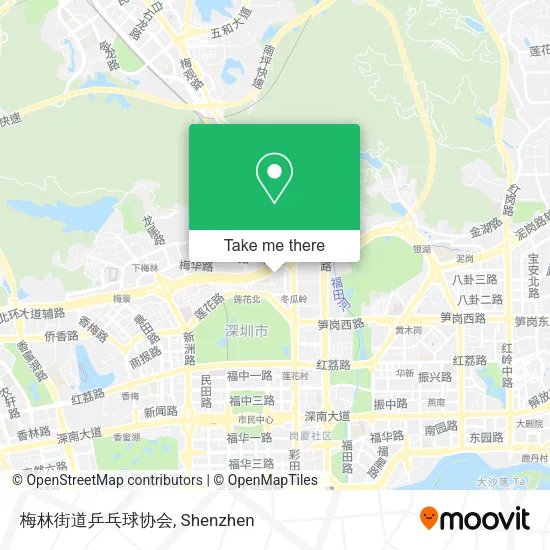 梅林街道乒乓球协会 map