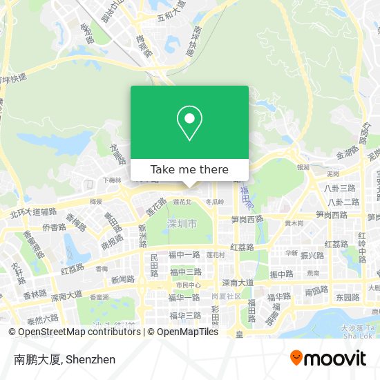 南鹏大厦 map