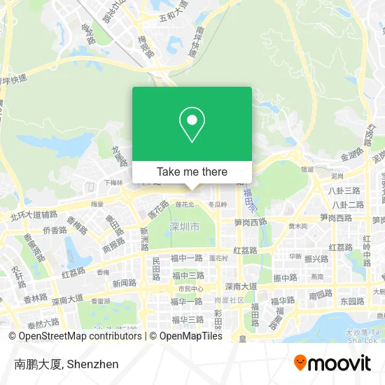 南鹏大厦 map
