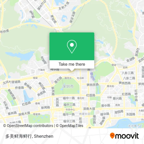 多美鲜海鲜行 map