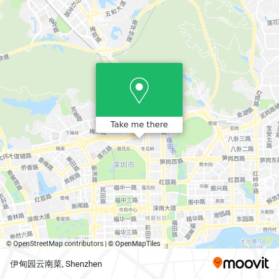 伊甸园云南菜 map