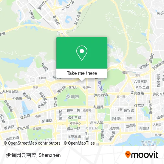 伊甸园云南菜 map