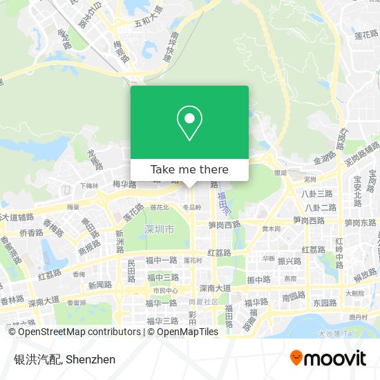 银洪汽配 map