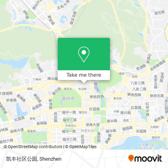 凯丰社区公园 map