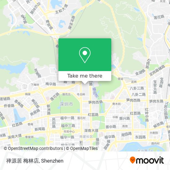 禅源居 梅林店 map