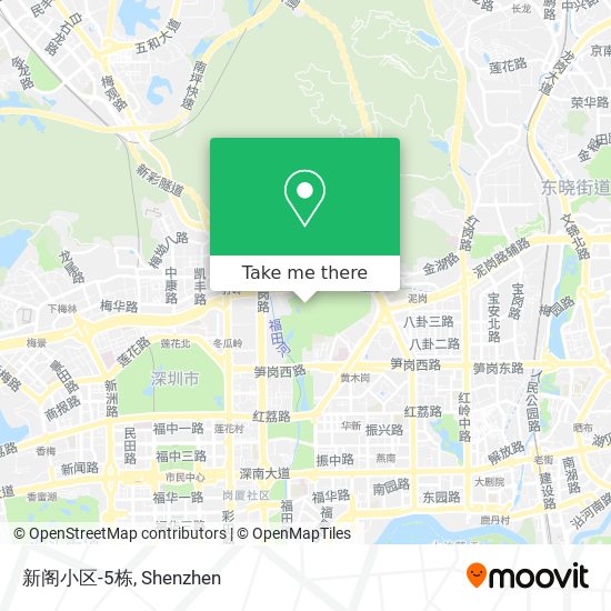 新阁小区-5栋 map
