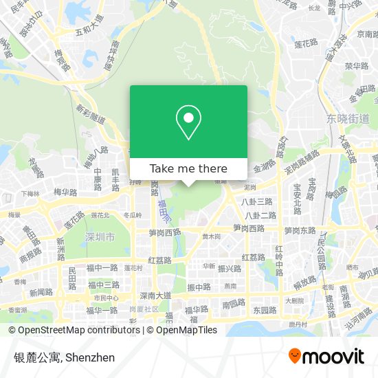 银麓公寓 map