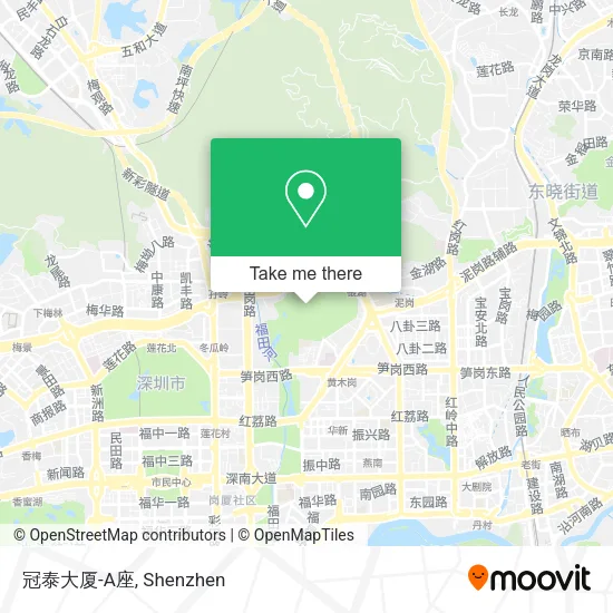 冠泰大厦-A座 map