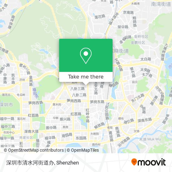 深圳市清水河街道办 map