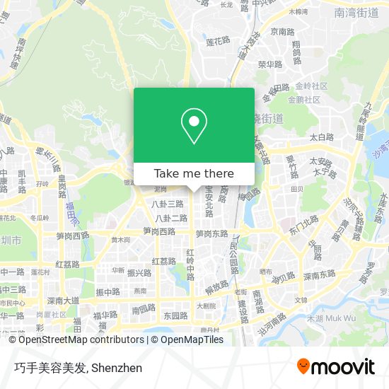 巧手美容美发 map