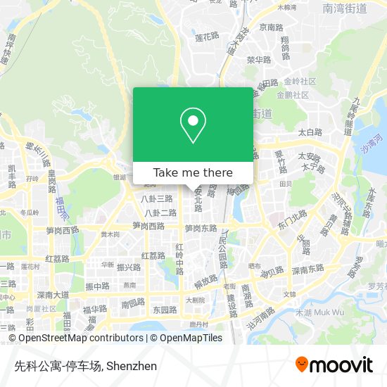 先科公寓-停车场 map