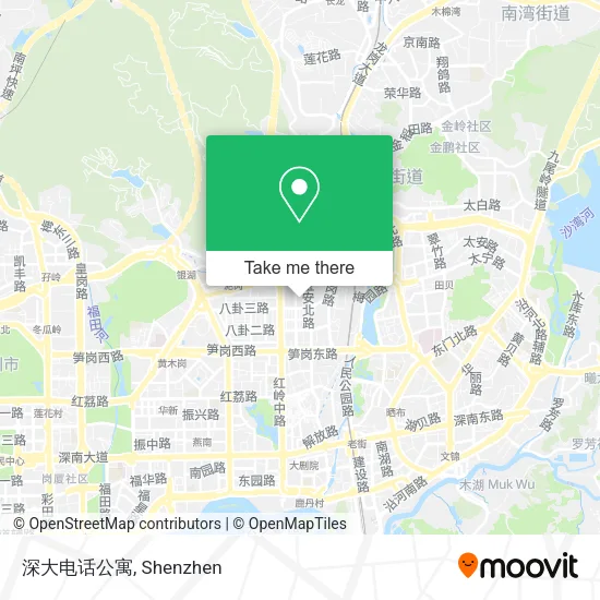 深大电话公寓 map