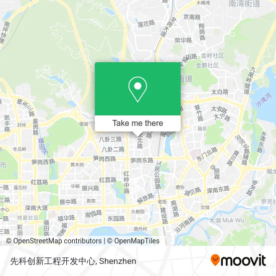 先科创新工程开发中心 map