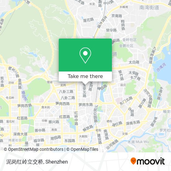 泥岗红岭立交桥 map