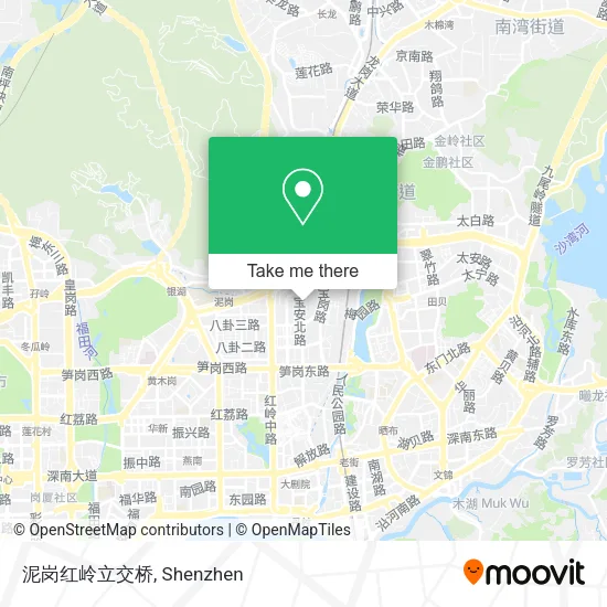 泥岗红岭立交桥 map