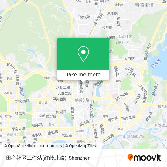 田心社区工作站(红岭北路) map
